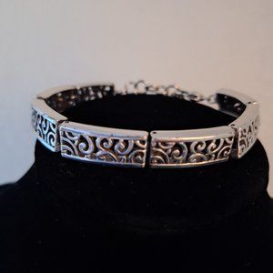 Brighton Deco Lace Bracelet Silver Plated